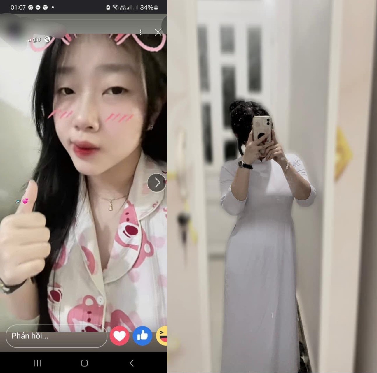 Poster of Ân ái nữ sinh Trần Linh áo dài dâm dục nhất trường