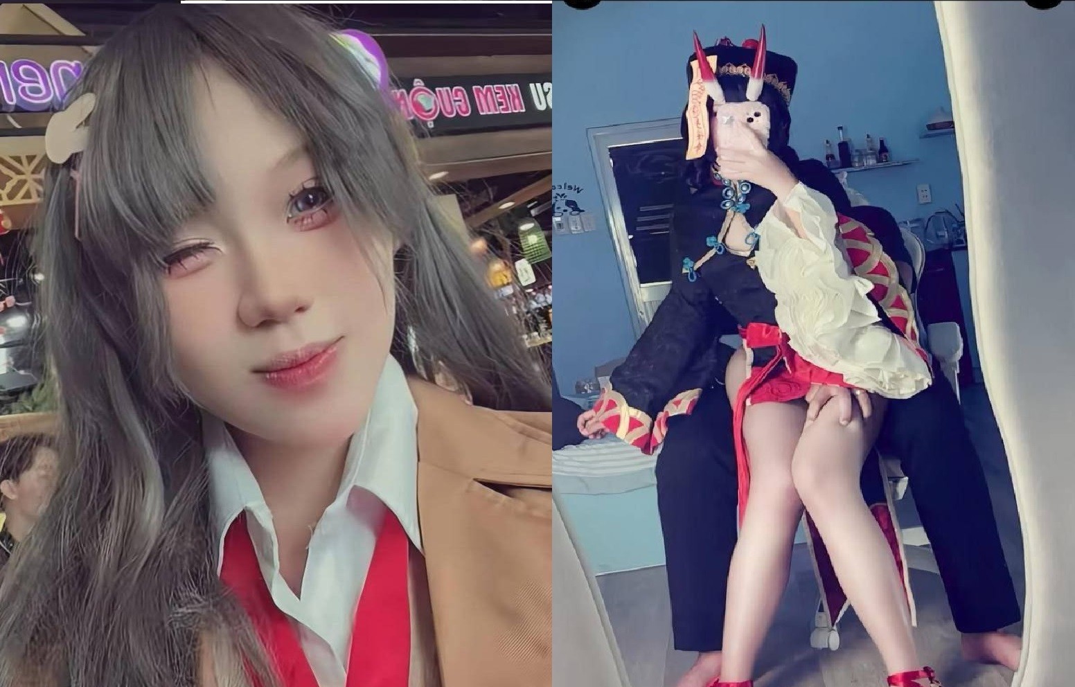 Poster of Phim sex em gái cosplay khiến bạn trai mê mẩn