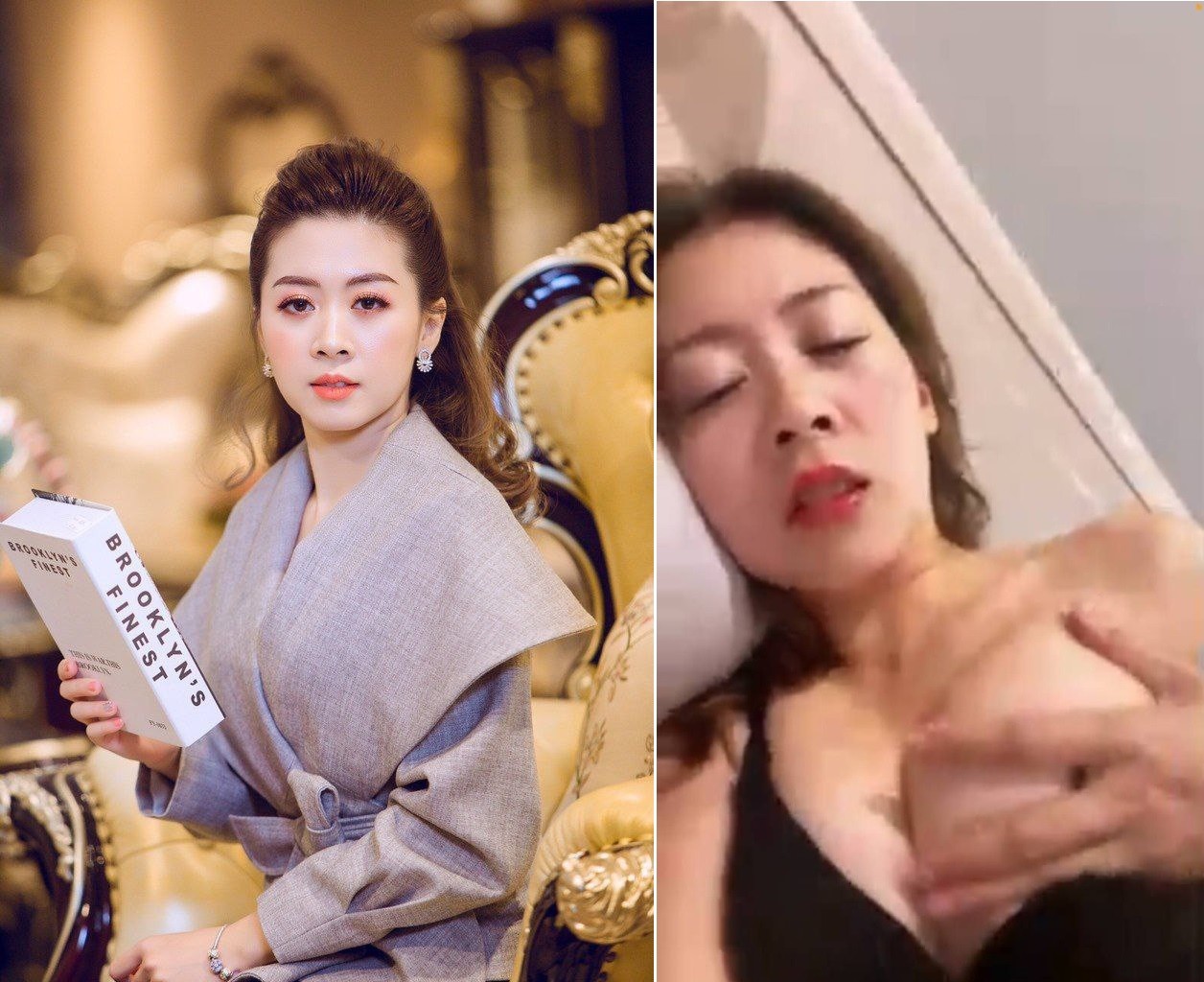 Poster of Thạc sĩ tâm lý học Bích Ngọc lộ clip nóng bỏng